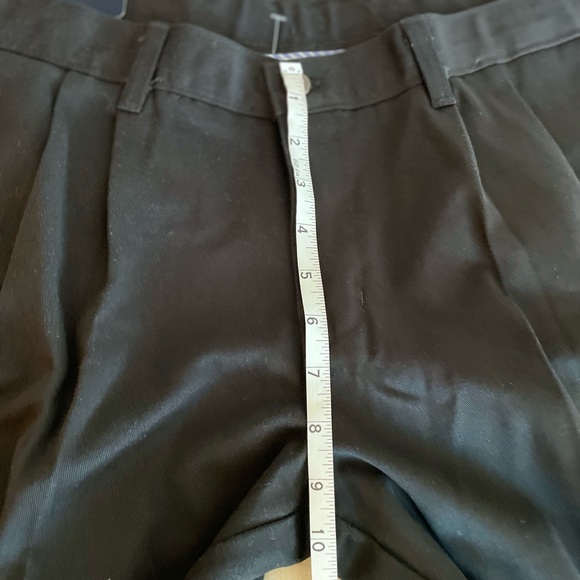 Chaps Boys Pleated Front Black School Pants - Size 16 Husky - Picture 6 of 13